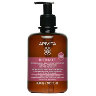 Apivita Intimpflege Sanftes Reinigungsgel für den Intimbereich Extraschutz mit Propolis und Teebaum 300ml