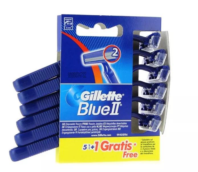 Gillette Maquinilla Blue II Fija 6 unidades
