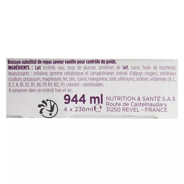 Gerlinéa Comida Adelgazante Bebida de Vainilla 4 x 236ml