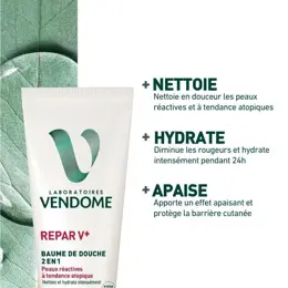 Laboratoires Vendôme - Baume de Douche 2 en 1 REPARV+ 250g