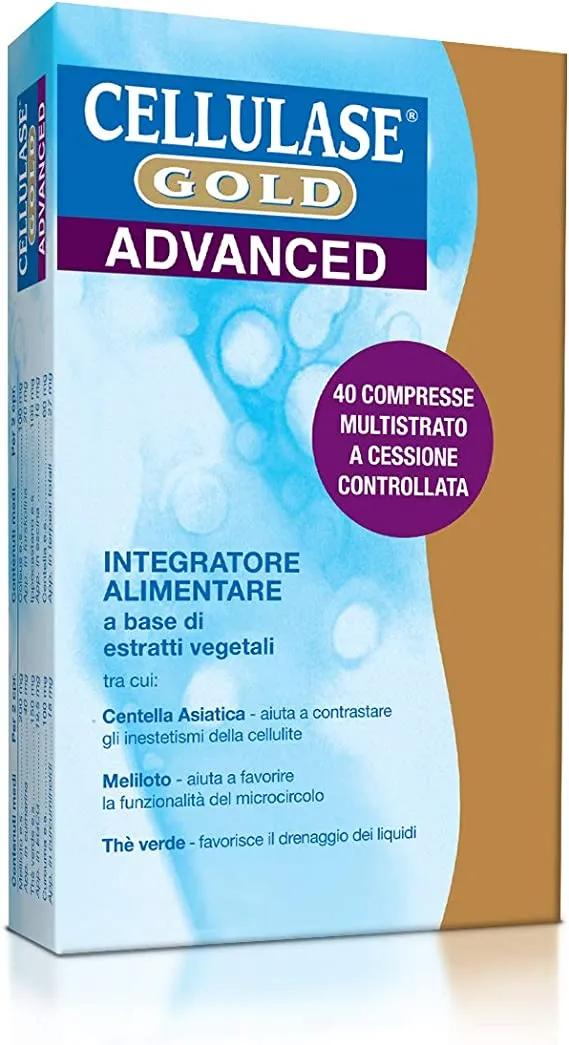 Cellulase Gold Advanced Integratore Anticellulite 40 Compresse