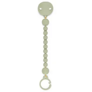 Suavinex Clipbroche met Siliconen Ketting +0m Essence Green