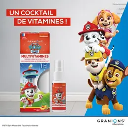 GRANIONS SPRAY MULTIVITAMINES ENFANT PAT PATROUILLE - Vitamine C et B - Immunité