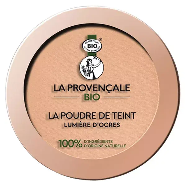 La Provençale Le Teint Complexion Powder Light Ochre Organic Medium 8g