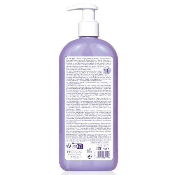 Clearé Institute Violet Toning Shampoo 400ml