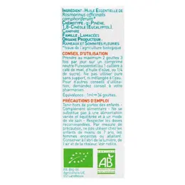 Puressentiel Huile Essentielle Romarin à Camphre Bio 10ml