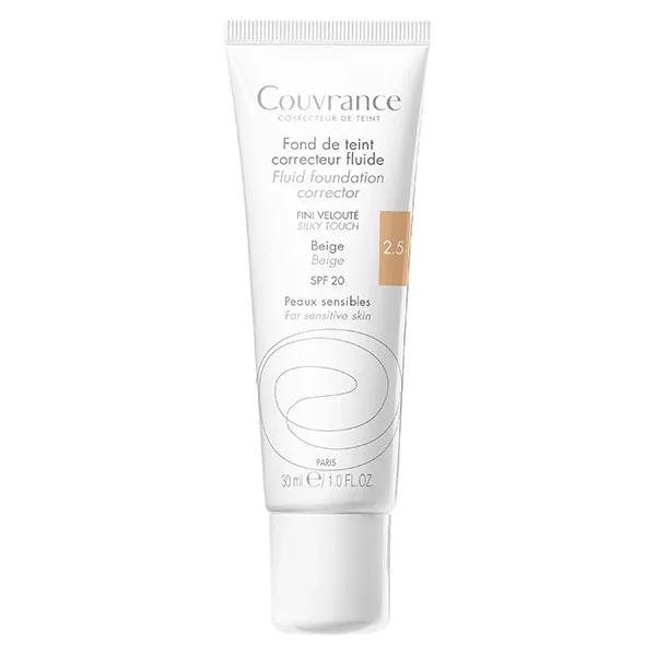 Avène Couvrance Fond de Teint Correcteur Fluide N°2.5 Beige 30ml
