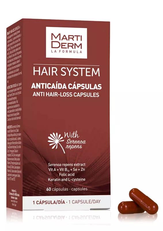 Martiderm Hair System Antiqueda Oral 60 Cápsulas