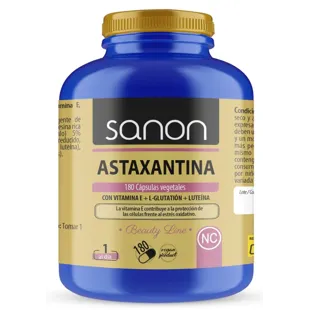 Sanon Astaxanthin 180 Vegetable Capsules