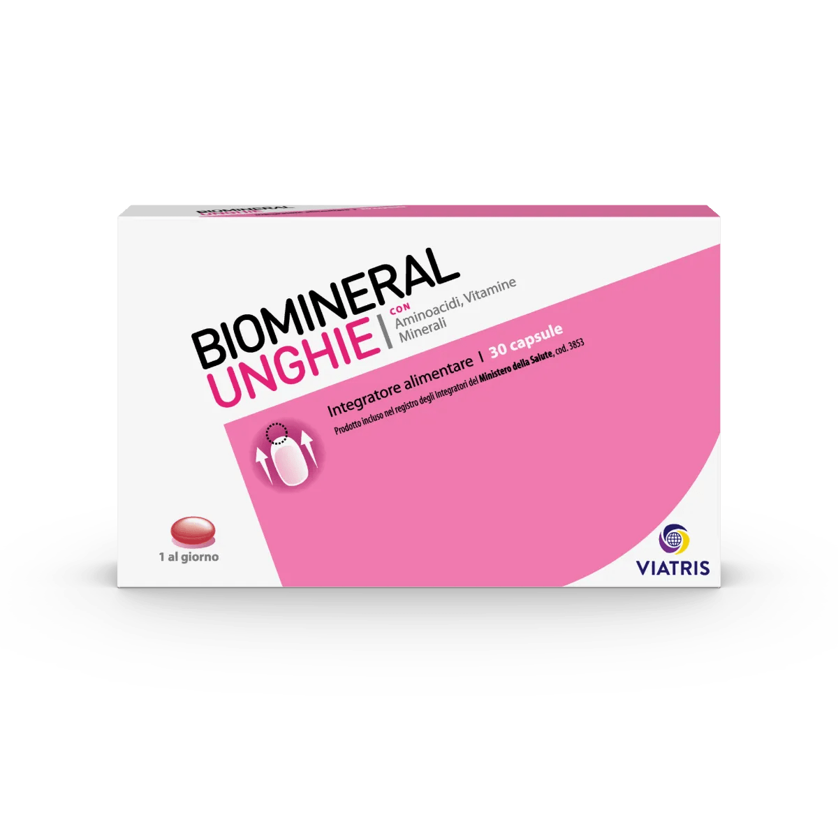 Biomineral Unghie Integratore Rinforzante 30 Capsule