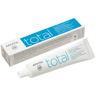 Apivita toothpaste Total Protection with good grass and propolis with fluorine 75ml