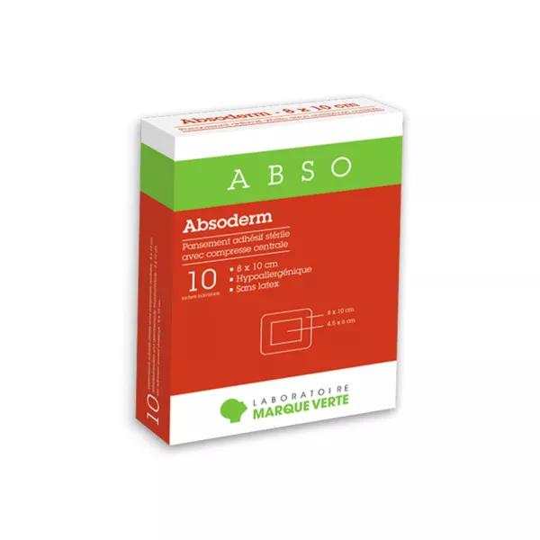 Marque Verte Absoderm Apósitos Adhesivos Esterilizados 8 x 10cm 10 unidades