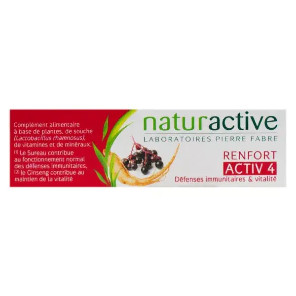 Naturactive Activ 4 Renfort  Défenses Immunitaires Vitalité 30 gélules