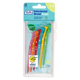 TePe Brossette Interdentaire Angle Eco-Responsable Assortiment ISO 0-5 6 brossettes