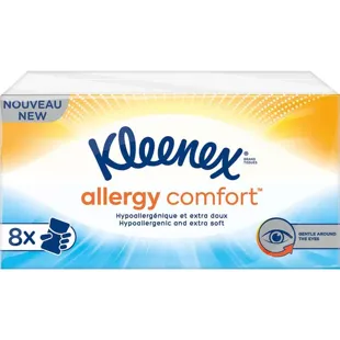 Kleenex Allergy Comfort Tissues 8 Packs