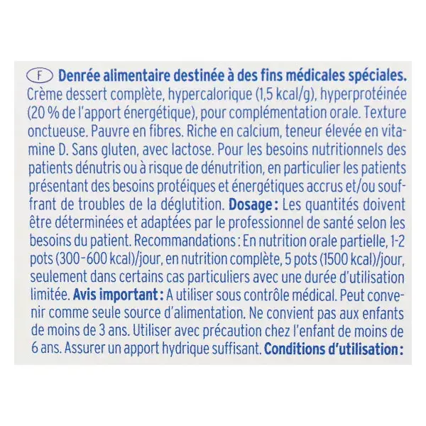 Fresenius Fresubin Yocreme Framboise Dessert Lacté Hypercalorique Hyperprotéiné Aliment 4 x 200g