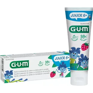 Gum Junior +7 Ans Dentifrice Saveur Tutti Frutti 50 ml