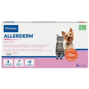 Virbac Allerderm Spot-On +10kg 6 Pipetas x 4 ml