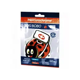 Mercurochrome Poche Double Action SOS Bobo Coccinelle