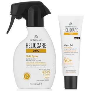 Heliocare 360 Spray Fluid SPF50 250 ml + Water Gel SPF50+ 50 ml