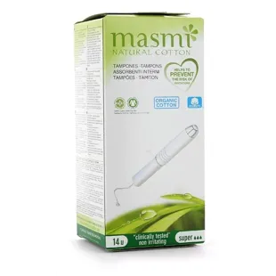 Masmi Tampons with Biodegradable Applicator Super Cardboard 14 units