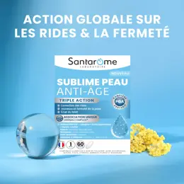 Santarome - Sublime peau anti-âge - régénérateur et fermeté - Tonus sexuel - 60 comprimés