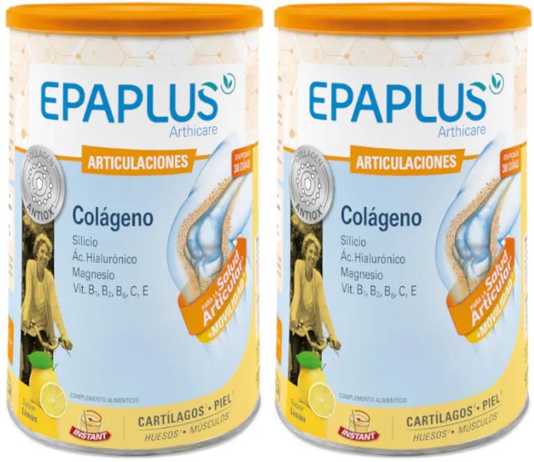 Epaplus Arthicare Collagen Silicon + Hyaluronic Ac.+ Magnesium Lemon Flavor 2x334 Gr