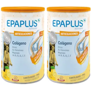 Epaplus Arthicare Colágeno Silício + Hialurônico Ac.+ Magnésio Sabor Limão 2x334 Gr
