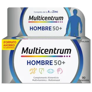 Multicentrum Hombre 50+ 90 Comprimidos