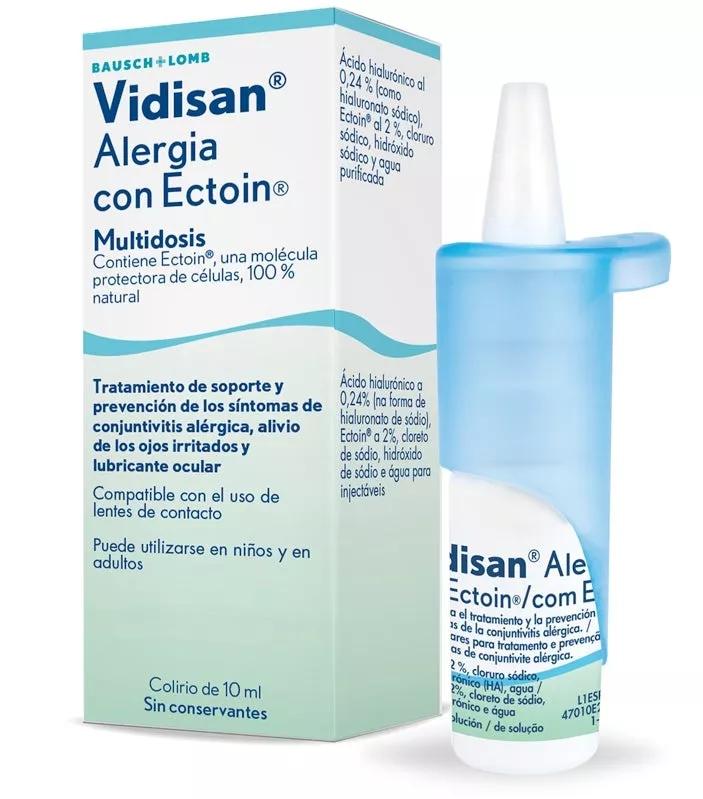 Bausch&Lomb Vidisan Alergia con Ectoin Multidosis 10 ml