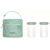 Miniland Bolsa Isotérmica Frog + Recipientes de Vidrio 2x250 ml