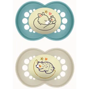 MAM Original Night Látex Chupeta Neutro Fosco +16m 2 pcs