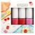 Set di smalti Essie Summer Trio Mini Peach Daiquiri Fifth Avenue Lovie Dovie 3 x 5 ml
