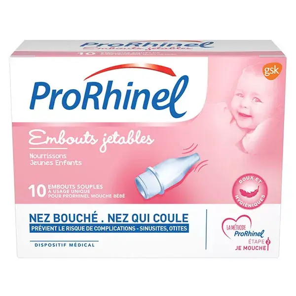 ProRhinel Embouts Jetables 10 embouts souples