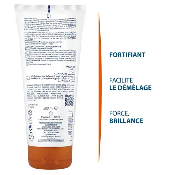 Ducray Anaphase+ Soin Après-Shampoing Fortifiant 200ml