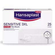 Hansaplast Sensitive 3XL 10x15cm 25 gases
