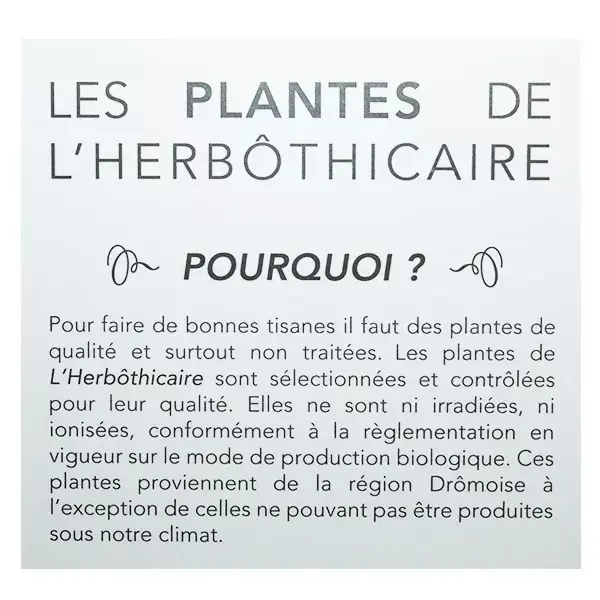L'Herbôthicaire Tisane Menthe Douce Bio 30g