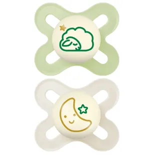 MAM Original Start Night Pacifier Neutral Matte 0-2m 2 units