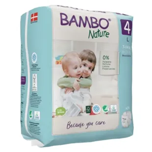 Bambo Nature Pannolino Taglia 4 7-14kg 24 unità