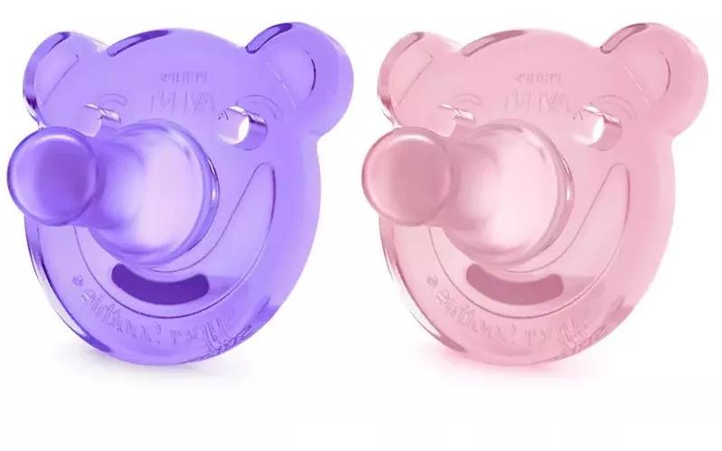 Avent Soothies +3M 2 Unidades Rosa E Lilás