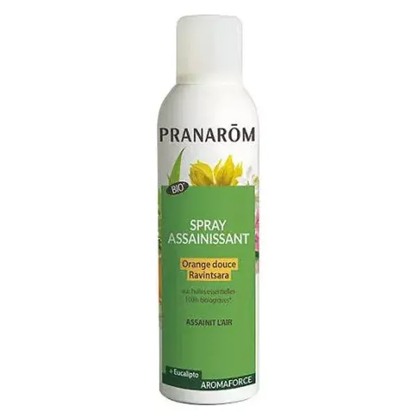 Pranarom Aromaforce Spray Assainissant 16 Huiles Essentielles  Bio 150ml