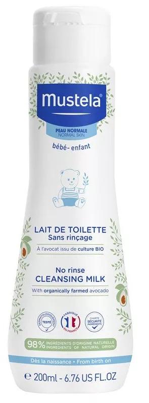 Mustela Reinigungsmilchlotion ohne Abspülen, 200 ml