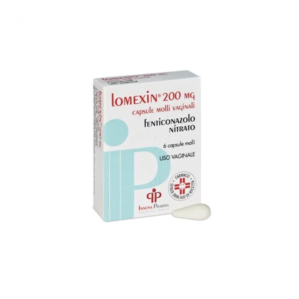 Lomexin Capsule Vaginali Morbide 6x200mg