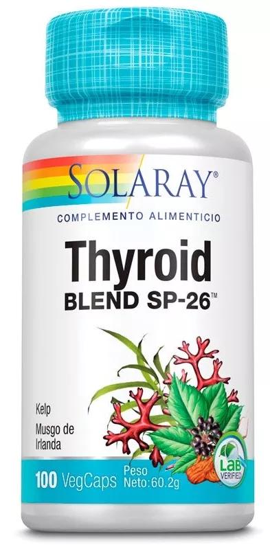 Solaray Thyroid Blend 100 Vegetable Capsules