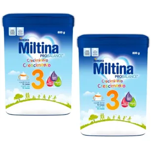 Humana Baby Miltina Probalance 3 Leche de Crecimiento +12m 2x800gr