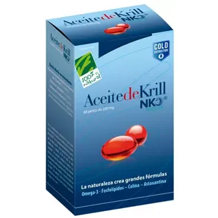 100% Natural Aceite de Krill NKO Original 80 Perlas