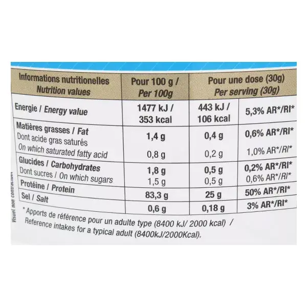 Eric Favre Iso Zero 100% Whey Protéine Isolate Choco Intense 1,5kg