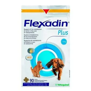 Flexadin Plus Cães e Gatos Pequenos 90 Comprimidos