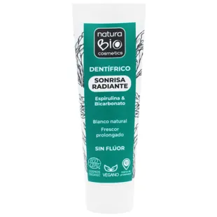 Naturabio Cosmetics Radiant Smile Toothpaste Spirulina &amp; Bicarbonate 75 ml