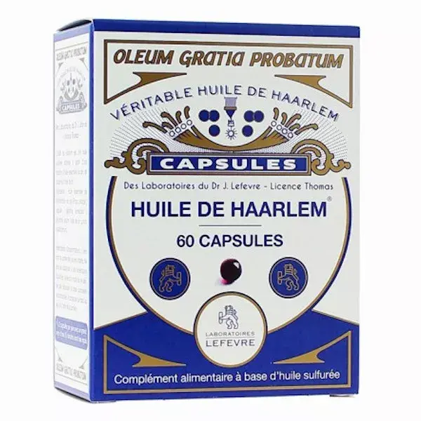 Lefevre Aceite De Haarlem 60 cápsulas